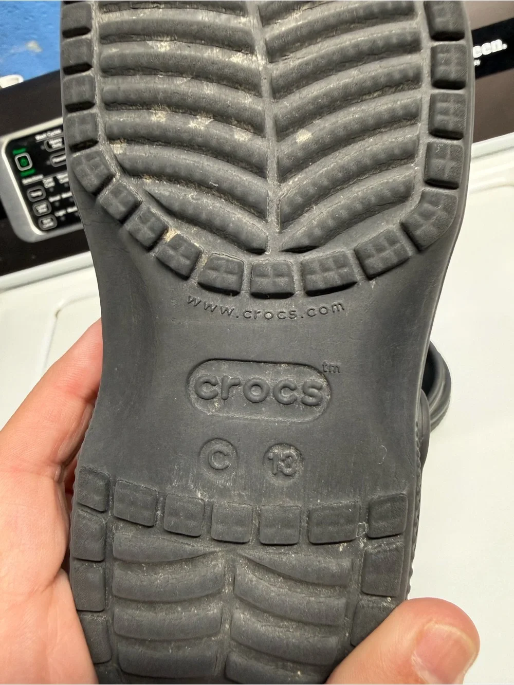 CROCS Black Kids Clogs with Super Mario Character Jibbitz